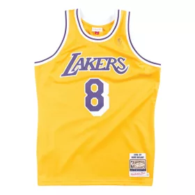   MITCHELL & NESS NBA LOS ANGELES LAKERS KOBE BRYANT '96-'97 AUTHENTIC JERSEY LIGHT GOLD