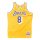 MITCHELL & NESS NBA LOS ANGELES LAKERS KOBE BRYANT '96-'97 AUTHENTIC JERSEY LIGHT GOLD