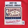 MITCHELL & NESS NBA CHICAGO BULLS 1996 MICHAEL JORDAN #23 AUTHENTIC JERSEY RED 97