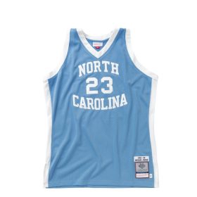  MITCHELL & NESS UNIVERS. OF NORTH CAROLINA MICHAEL JORDAN 83-84 AUTHENTIC JERSEY LIGHT BLUE