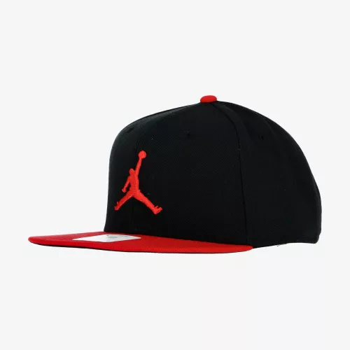 JORDAN PRO JUMPMAN SNAPBACK BLACK/GYM RED/BLACK/GYM RED