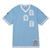 MITCHELL & NESS NCAA SHOOTING SHIRT NORTH CAROLINA 1983 MICHAEL JORDAN LIGHT BLUE L