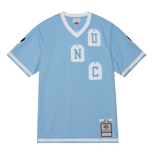 MITCHELL & NESS NCAA SHOOTING SHIRT NORTH CAROLINA 1983 MICHAEL JORDAN LIGHT BLUE L