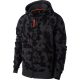 NIKE LEBRON CAMO FZ HOODIE ANTHRACITE/TEAM ORANGE