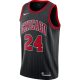 NBA X NIKE CHICAGO BULLS MARKKANNEN LAURI M NK SWINGMAN JERSEY ALT1 BLACK/MARKKANEN LAURI