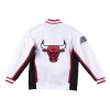 MITCHELL & NESS CHICAGO BULLS AUTHENTIC WARM UP JACKET WHITE/BLACK