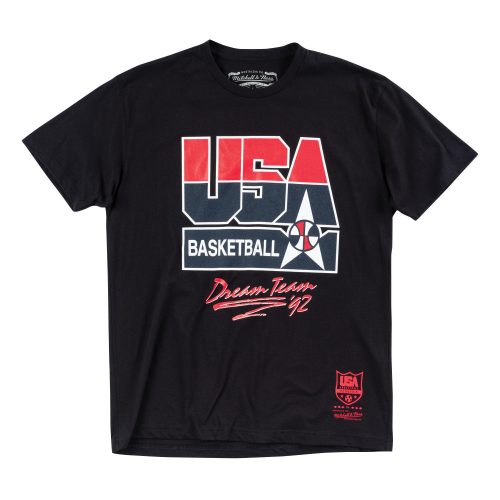 MITCHELL & NESS USA BASKETBALL TEE NAVY