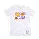 MITCHELL & NESS LOS ANGELES LAKERS WESTERN CONFERENCE TEE WHITE