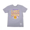 MITCHELL & NESS LOS ANGELES LAKERS LAKE SHOW TEE GREY