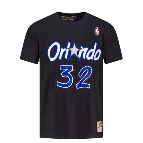 MITCHELL & NESS ORLANDO MAGIC SHAQUILLE O'NEAL NAME & NUMBER TEE BLACK