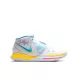 NIKE KYRIE 6 WHITE/BLUE FURY-OPTI YELLOW-DIGITAL PINK