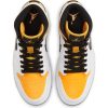 AIR JORDAN 1 MID WMNS WHITE/BLACK-UNIVERSITY GOLD