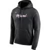 NBA X NIKE MIAMI HEAT CITY EDITION LOGO PULLOVER BLACK