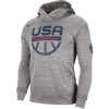 NIKE USA SPOTLIGHT HOODIE DK GREY HEATHER/DARK GREY