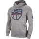 NIKE USA SPOTLIGHT HOODIE DK GREY HEATHER/DARK GREY