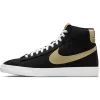 NIKE BLAZER MID '77 BLACK/SOLAR FLARE-WHITE-BLACK