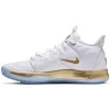 NIKE PG 3 NASA WHITE/METALLIC GOLD