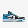 AIR JORDAN 1 LOW BLACK/BLACK-LASER BLUE-WHITE