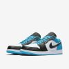 AIR JORDAN 1 LOW BLACK/BLACK-LASER BLUE-WHITE