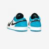 AIR JORDAN 1 LOW BLACK/BLACK-LASER BLUE-WHITE