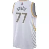 NIKE X NBA LUKA DONCIC DALLAS MAVERICKS SWINGMAN JERSEY CE 20 WHITE/CLUB GOLD/FLT SILVER/DONCIC LUKA