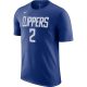 NIKE X NBA KAWHI LEONARD LOS ANGELES CLIPPERS TEE RUSH BLUE/LEONARD KAWHI