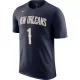 NIKE X NBA ZION WILLIAMSON NEW ORLEANS PELICANS TEE COLLEGE NAVY/WILLIAMSON ZION