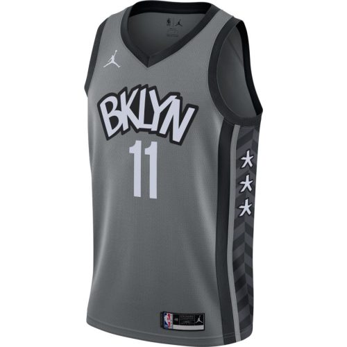 JORDAN X NBA KYRIE IRVING BROOKLYN NETS SWINGMAN JERSEY DARK STEEL GREY/BLACK/IRVING KYRIE