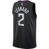 JORDAN NBA KAWHI LEONARD LOS ANGELES CLIPPERS SWINGMAN JERSEY BLACK/UNIVERSITY RED/LEONARD KAWHI