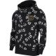 JORDAN PSG FLC PO HOODIE AOP BLACK/METALLIC GOLD