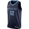 NIKE X NBA JA MORANT MEMPHIS GRIZZLIES ICON EDITION SWINGMAN JERSEY COLLEGE NAVY/LIGHT BLUE/MORANT JA