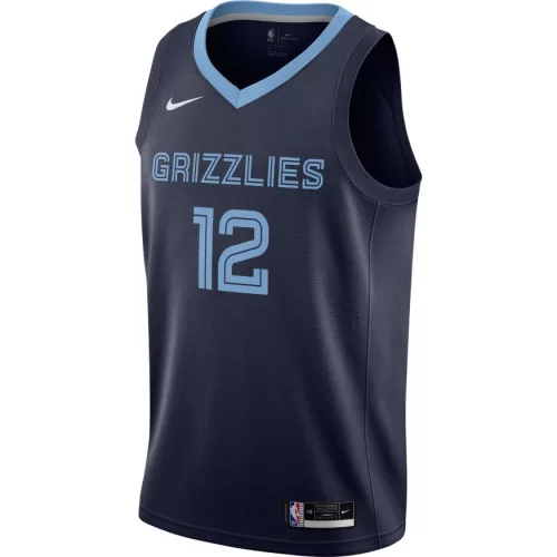 NIKE X NBA JA MORANT MEMPHIS GRIZZLIES ICON EDITION SWINGMAN JERSEY COLLEGE NAVY/LIGHT BLUE/MORANT JA