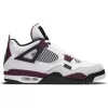 AIR JORDAN 4 RETRO PSG WHITE/BORDEAUX-NEUTRAL GREY-BLACK