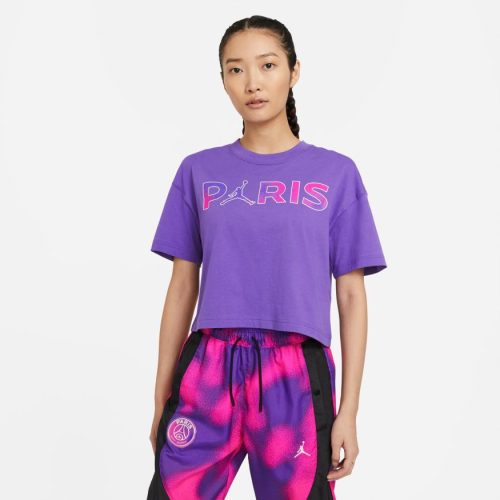 JORDAN WOMEN'S PSG CORE TEE WILD VIOLET