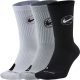 NIKE EVERYDAY BBALL SOCKS 3PR BLACK/WHITE/GREY