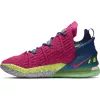 NIKE LEBRON JAMES XVIII PINK PRIME/MULTI-COLOR-BLUE VOID