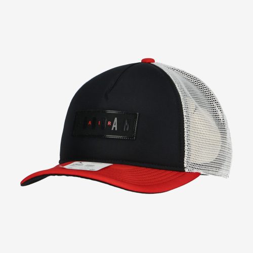 JORDAN JUMPMAN CLASSIC 99 AIR TRUCKER CAP BLACK/GYM RED/WHITE