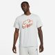 JORDAN JUMPMAN GFX CREW TEE GREY FOG/METALLIC GOLD