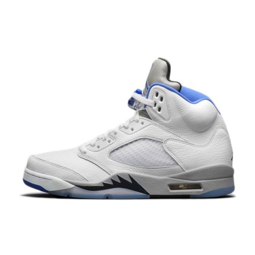 AIR JORDAN 5 RETRO WHITE/HYPER ROYAL-STEALTH-BLACK