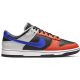 NIKE DUNK LOW RETRO EMB NBA 75TH ANNIVERSARY BLACK/RACER BLUE-GREY FOG-ORANGE