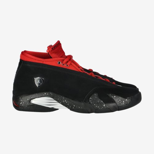 AIR JORDAN 14 RETRO LOW WMNS BLACK/GYM RED-MTLC PLATINUM