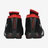 AIR JORDAN 14 RETRO LOW WMNS BLACK/GYM RED-MTLC PLATINUM