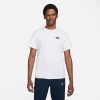 JORDAN FLIGHT ESSENTIALS JDN AIR GFX TEE WHITE/DK MARINA BLUE/DK MARINA BLUE