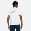 JORDAN FLIGHT ESSENTIALS JDN AIR GFX TEE WHITE/DK MARINA BLUE/DK MARINA BLUE