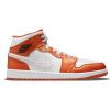 JORDAN 1 MID SE ELECTRO ORANGE/BLACK-WHITE