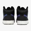 JORDAN 1 MID SE (GS) BLACK/MULTI-COLOR-RACER BLUE-WHITE