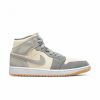 AIR JORDAN 1 MID SE COCONUT MILK/COCONUT MILK-PARTICLE GREY