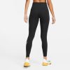 NIKE WOMENS ONE LUXE DRI-FIT DANCE LEGGINGS BLACK/WHITE