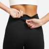 NIKE WOMENS ONE LUXE DRI-FIT DANCE LEGGINGS BLACK/WHITE