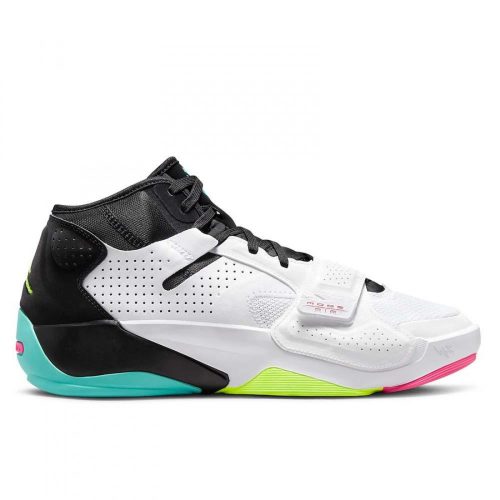 Air Jordan Zion 2 White/Black/Dynamic Turquoise/Volt